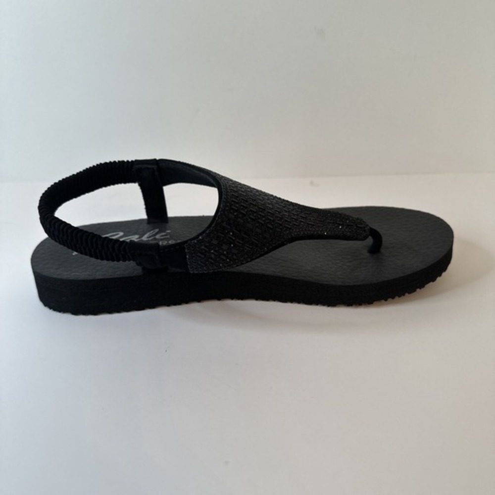 Skechers Meditation Rock Crown Sling Back Womens Sandals Black Size US 9 Great - Picture 7 of 11